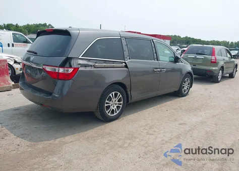 2013 Honda Odyssey Ex-L z USA, uszkodzony, nr VIN 5FNRL5H63DB019055